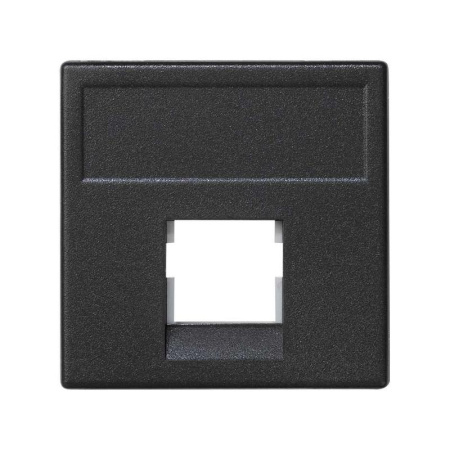 Адаптер на 1 RJ45 коннектор Connect AMP (S110; SL110; SLt) Brand-RexRIT 45х45мм графит K076-14