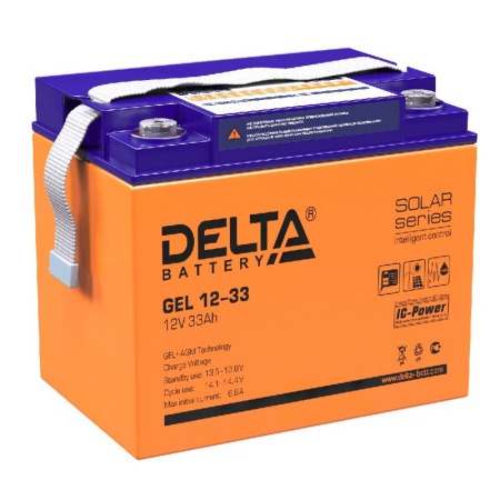 Аккумулятор GEL 12В 33А.ч  GEL 12-33