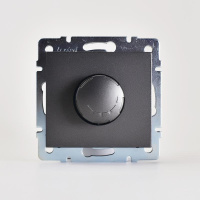 Механизм светорегулятора СП 800Вт Rain матов. черн. графит  703-4188-115