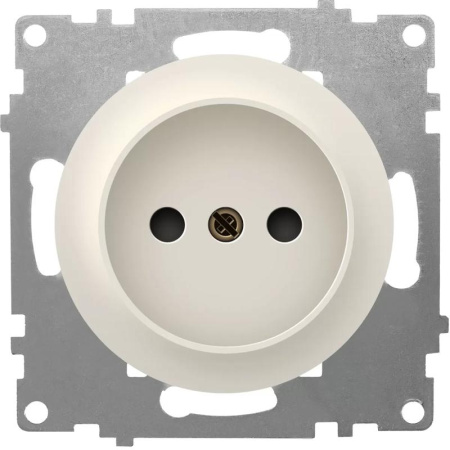 Розетка 1-м СП Florence 16А IP20 без заземл. винтов. клеммы механизм беж. (1E10301301)  2172789