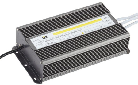 Драйвер LED ИПСН-PRO 5050 200Вт 12В блок-шнуры IP67  LSP1-200-12-67-33-PRO