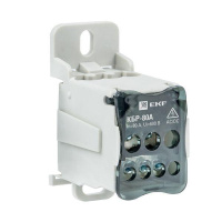 Блок распределительный КРОСС крепеж на панель и DIN КБР-80А  plc-kbr80