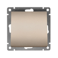 Выключатель 1-кл. СП Афина 10А IP20 механизм шампань  A0021-Br