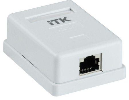 Розетка компьютерная 1-м ОП RJ45 кат.6 FTP  CS2-1C06F-12