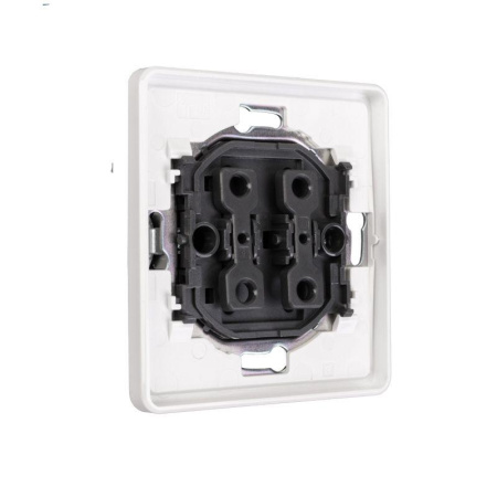 Выключатель 2 кл 10А с/у MIELE бел.  KR-78-0706-1