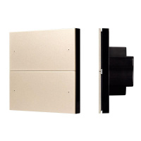 Панель кнопочная SMART-DMX512-801-22-4G-4SC-DIM-IN Gold (230В 2.4G) (IP20 пластик)  039313