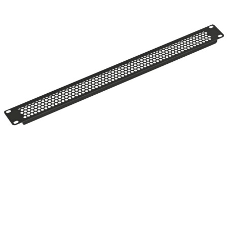 Фальш-панель 1U перф. RAL 9004 черн.  BP 0018.900
