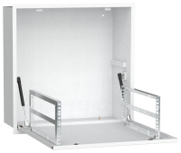 Шкаф встраиваемый потол. 4U 600х600мм дверь метал. бел. LINEA R  LR16-4U66-MF