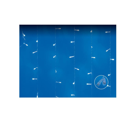 Занавес LED с эффектом мерцания ULD-C3020-240/TTK WHITE IP44 3х2м соед. 240 светодиодов бел. свет провод прозр.  UL-00007217