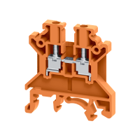 Клемма проходная винтовая OptiClip CTS-2.5-I-24A (0.2-2.5) оранж.  348883 Клемма проходная винтовая OptiClip CTS-2.5-I-24A (0.2-2.5) оранж.  348883