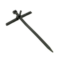 Хомут дюбельный 7х150 черн. (уп.50шт) PROxima  plc-nst-7.2x150b