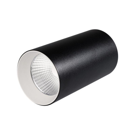 Светильник накладной SP-POLO-R85-1-15W Warm White 40deg (Black White Ring) (IP20 металл)  022955