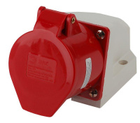 Розетка стационарная наружная 125 3Р+РЕ+N 32А 380В IP44 R(OUT)-32-3P-PE-N-IP44 ЭРА Б0032879