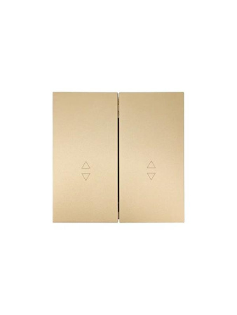 Выключатель проходной 2-кл. СП ZIMA IP20 10А безвинт. зажим зол.  704-3688-106QC