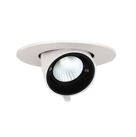 Светильник светодиодный PLED DL4 WH Downlight 18Вт 4000К IP40 24град. ДВО встраив. поворотн. Pro+  5021884