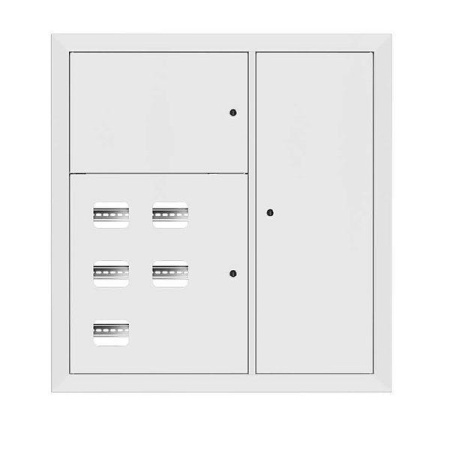 Щит этажный 5кв. RAL9003 (1000х950х160) PROxima  mb29-v-5-ral9003