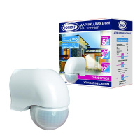 Датчик движения настенный 12м 1200Вт 12мин бел.  2002 Датчик движения настенный 12м 1200Вт 12мин бел.  2002