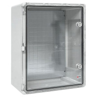 Бокс пластиковый с монтажной платой 500х400х240 IP65 прозр. дверь PROxima  PBT65MP007