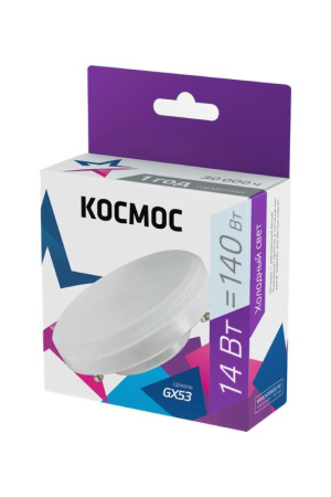 Лампа светодиодная 14Вт 6500К GX53 220В  Lksm_LED14wGX5365C