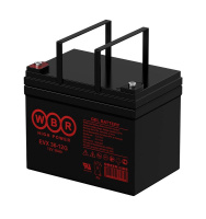 Аккумулятор тяговый 12В 36А.ч  EVX36-12G 
