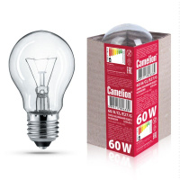 Лампа электрич. накаливания 60/A/CL/E27/G с прозр. колбой ЛОН ГОФРА Б230-60-6  15042