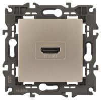 Розетка 14-3114-04 HDMI Elegance шампань ЭРА Б0034335