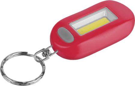 Фонарь NPT-KC05-R-2CR2032 1СOB LED брелок пласт. 1Вт 3 реж. красн.  14277