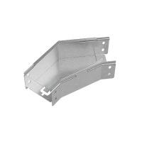 Угол для лотка горизонтальный 45град. 100х80 сталь 1мм "ПЛЮС" GLplus45-80-100 КМ PL0455