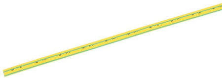 Трубка термоусадочная ТТУ нг-LS 50/25 желт./зел. 1м  UDRS-D50-1-K52