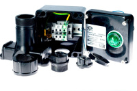 Коробка клеммная взрывозащ. с индикацией питания КВП на пластик. опоре для подключ. или концев. заделки нагреват. секции 1 отверст. под М25 клеммн. колодка 3мод. 10кв.мм Extherm sborka 1P/1L Коробка клеммная взрывозащ. с индикацией питания КВП на пластик. опоре для подключ. или концев. заделки нагреват. секции 1 отверст. под М25 клеммн. колодка 3мод. 10кв.мм Extherm sborka 1P/1L