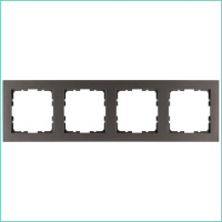 Рамка 4-м G-Classic мокко  G1004Z
