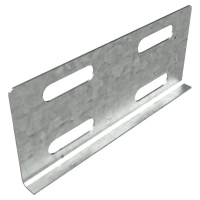 Пластина соединительная H=50мм сталь 0.8мм SP1 RAL9010 КМ LO6197