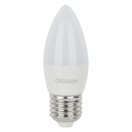 Лампа светодиодная LED Star 5Вт 6500К холод. бел. E27 470лм B угол пучка 200град. 170-250В (замена 40Вт) матов. пластик OSRAM 4058075696921