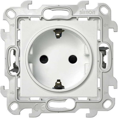 Розетка 1-м СП  24 16А IP20 2P+E Push&Go защ. шторки механизм бел.  2420432-030