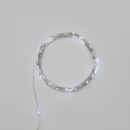 Гирлянда светодиодная "Роса" 10м 100LED бел. 1Вт IP20 USB  315-975
