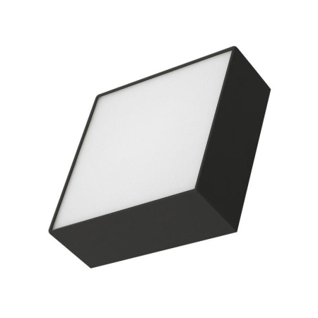 Светильник светодиодный SP-QUADRO-S175x175-16W Warm3000 BK 120 deg IP40 230В металл  034783