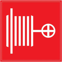 Знак "ПК" 150х150  YPC10-POGKR-5-010