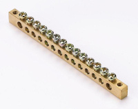 Шина нулевая 14 групп/крепеж по краям 6х9мм  32004DEK