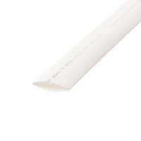 Трубка термоусадочная 22.0/11.0 1м бел. REXANT 22-2001