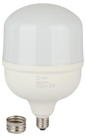Лампа светодиодная высокомощная STD LED POWER T160-100W-4000-E27/E40 100Вт T160 колокол 4000К нейтр. бел. E27/E40 (переходник в компл.) 8000лм  Б0032089