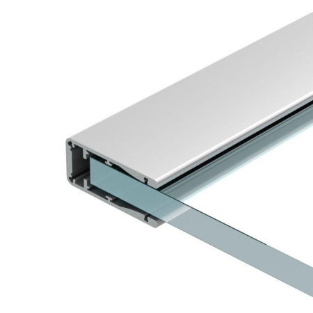 Профиль ALU-HANDRAIL-2000 FOR GLASS 17.5 алюм.  015477