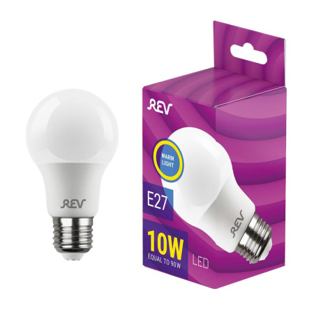 Лампа светодиодная LED-A60-E27-10Вт-2700K 10Вт грушевидная 2700К тепл. бел. E27 750лм 180-240В  32266 5