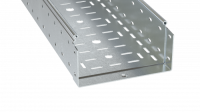 Лоток листовой  перфорированный 100х150 L4000  1.5мм цинк-ламель  SPM40115ZL