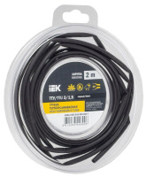 Трубка термоусадочная ТТУ нг-LS 3/1.5 черн. (уп.2м)  UDR12-003-D15-002-K02-T