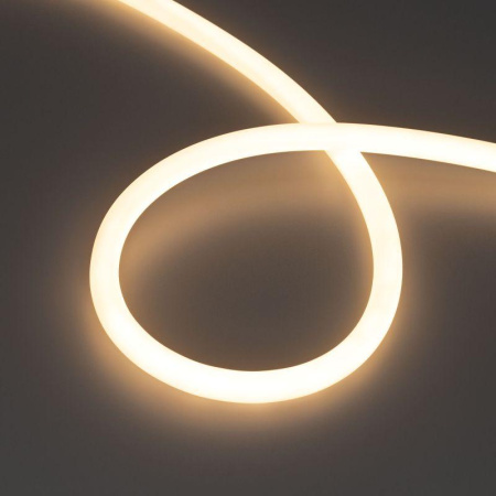 Лента герметичная MOONLIGHT-TOP-M560-D13mm 24В Warm3000 360deg (8.6Вт/м IP65 wire x1) (прямой вывод кабеля) (уп.5м)  039551