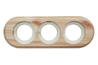 Рамка 3-м ретро пластик. карельская сосна  BF1-630-13/PL