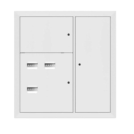Щит этажный 3кв. RAL9003 (1000х950х160) Basic  mb28-v-3-r9003