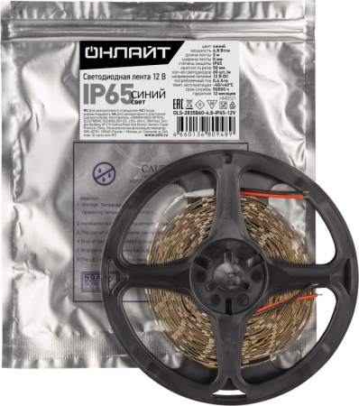 Лента светодиодная 80 948 OLS-2835B60-4.8-IP65-12V (уп.5м)  80948