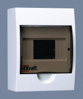 Корпус навесной ЩРН-П-6 20х15х10 6мод. IP41 пластик.  31009DEK