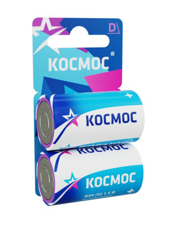 Элемент питания солевой D/R20 (блист.2шт)  KOCR202BL